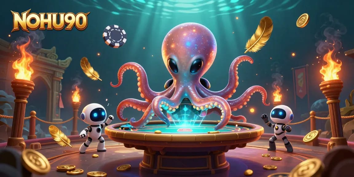 Experience thrilling gaming adventures at NOHU90 with a vibrant alien poker scene.