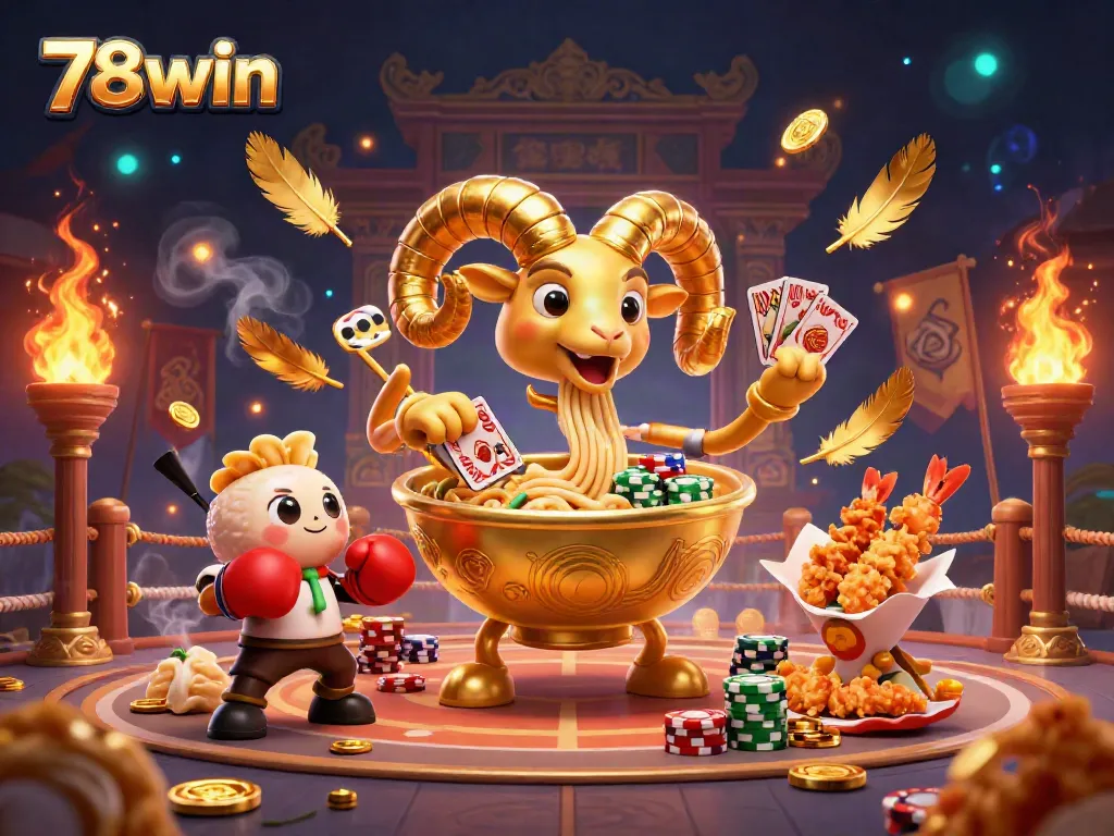 Capture the vibrant casino energy at 78win with 3D characters and dynamic gaming elements.