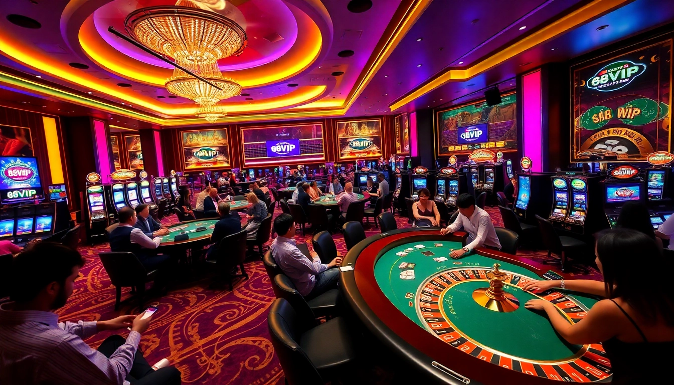 Experience thrilling gaming moments at Link Vào Nhà Cái 68VIP with exciting tables and vibrant slot machines.