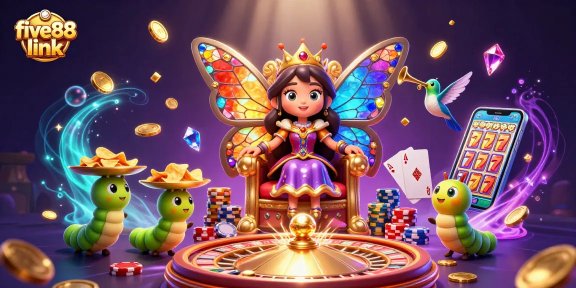 Experience joy with the five88 link as cartoon characters bring casinos to life.